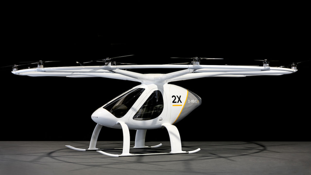 Multikoptern E-Volo 2X släpps på marknaden nästa år