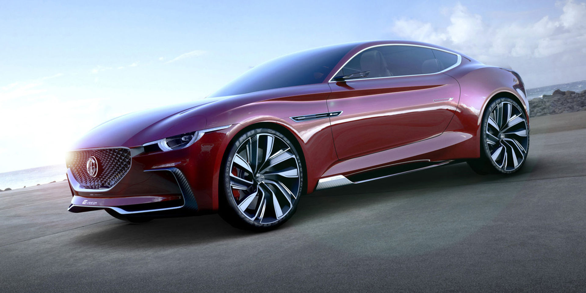 MG visar den eldrivna konceptbilen E-Motion