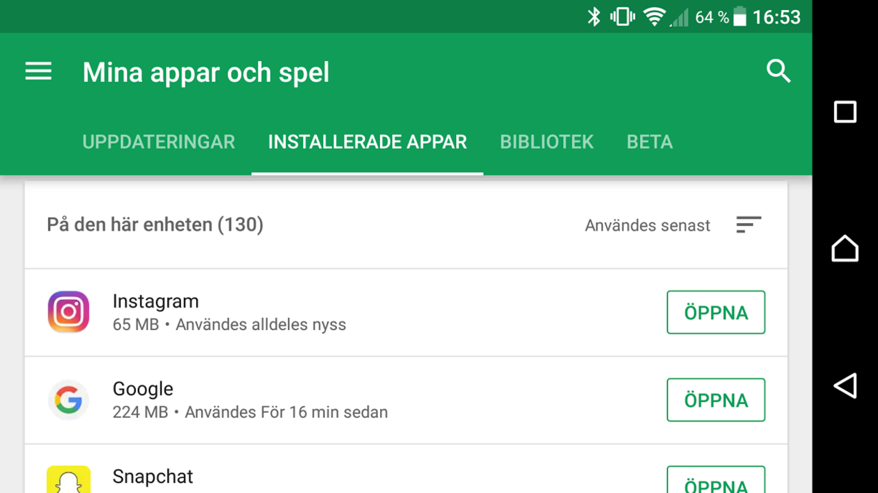 Nu blir det enklare att hitta och radera gamla appar på Android