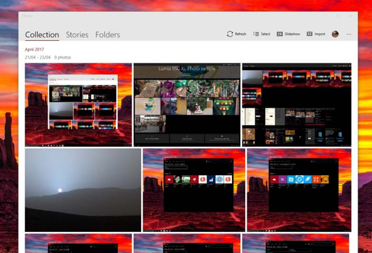 Stories kan ersätta album i Microsofts fotoapp