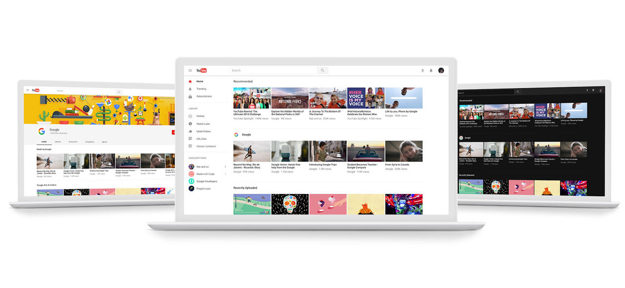 YouTube får Material Design till slut