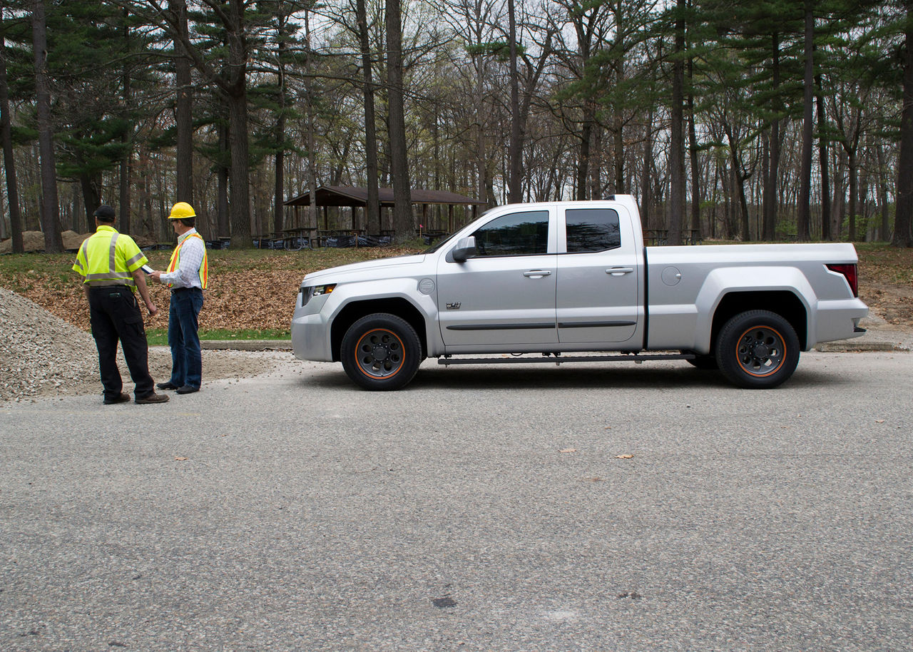 Workhorse presenterar sin hybrid-pickup