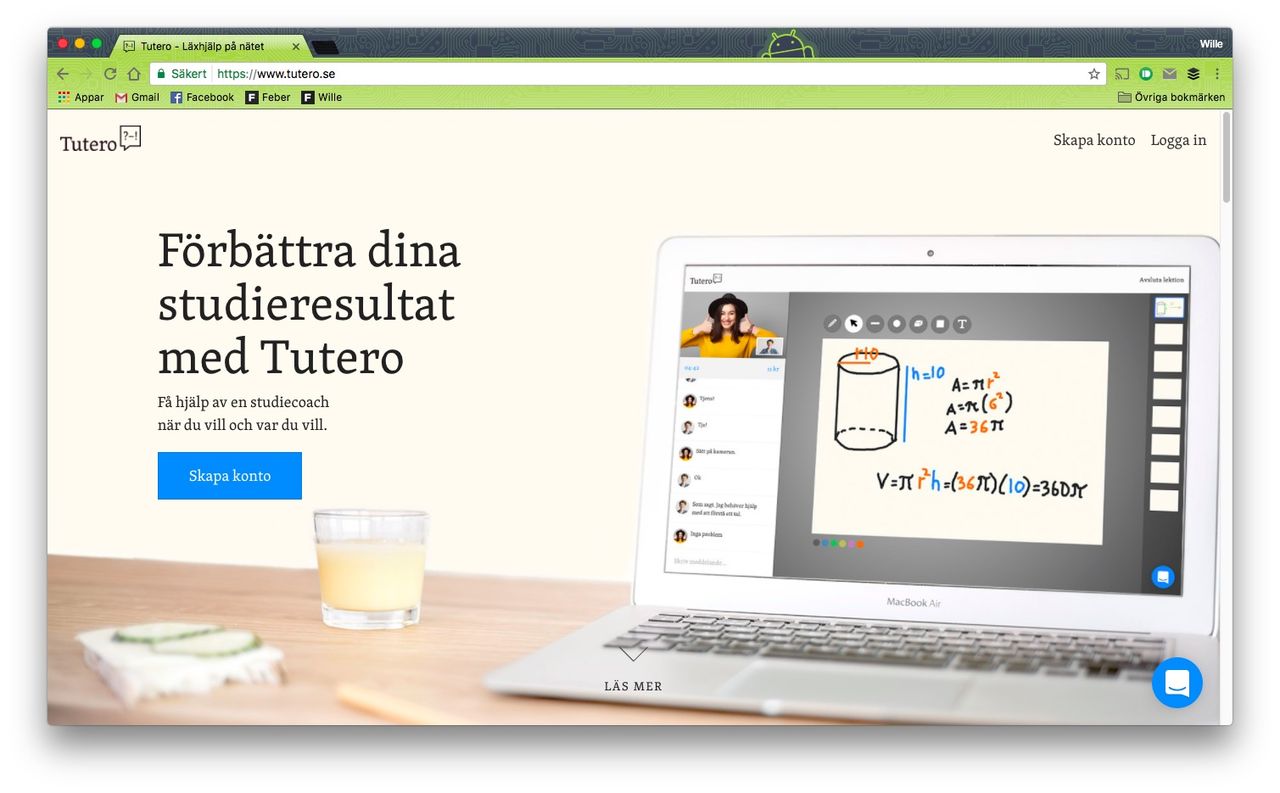 Tutero ger hjälp med läxorna online