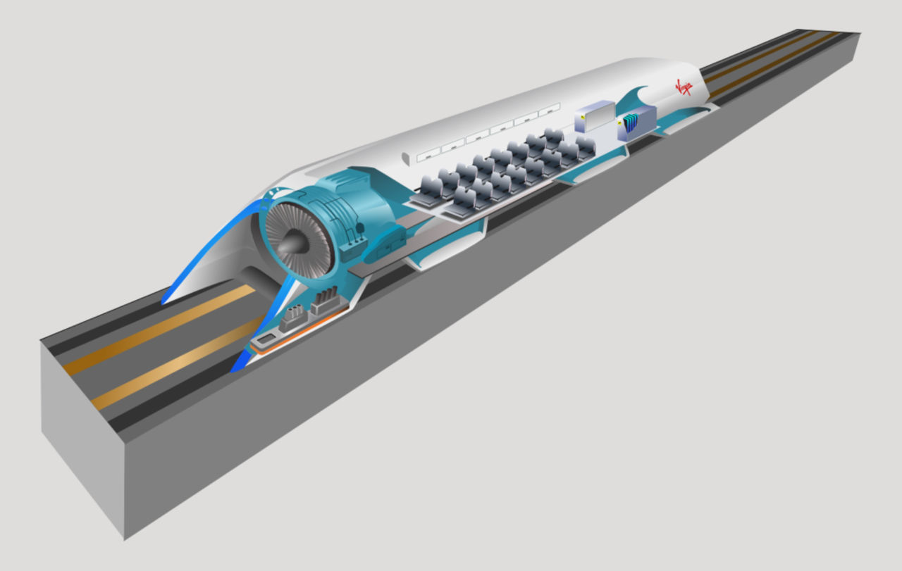Norges miljöparti vill bygga en Hyperloop