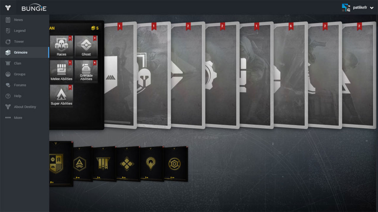 Destiny 2 skippar Grimoire-korten