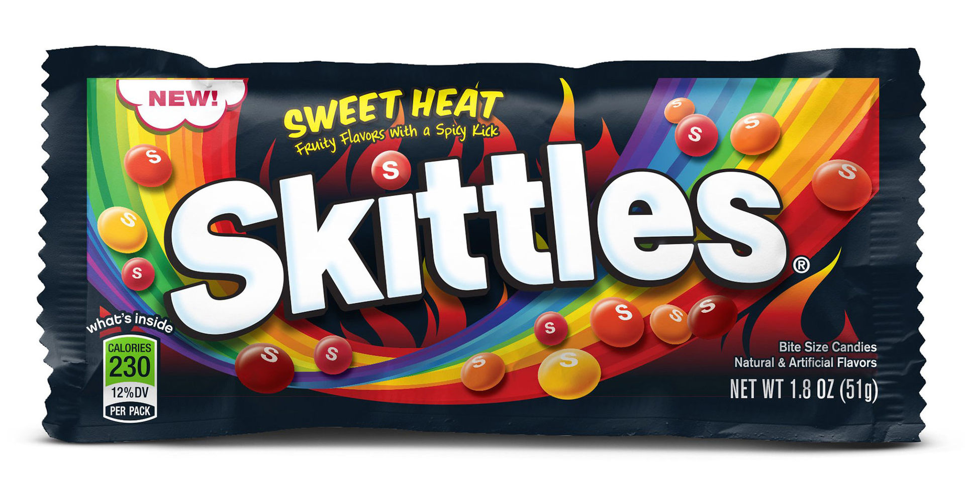 Snart kommer Skittles med hetta!