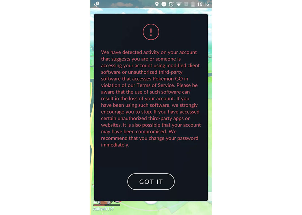 Pokémon Go börjar trolla med fuskare