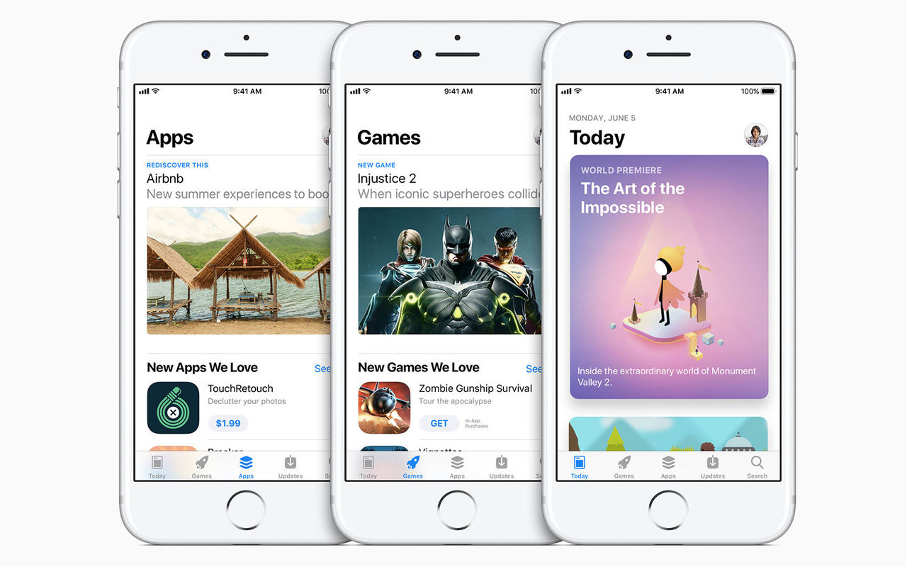 Ny design på App Store