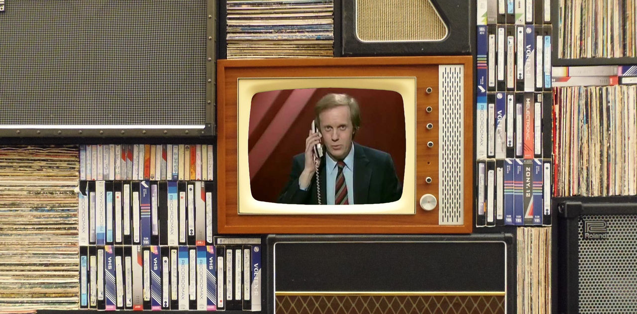 Traditionell tv tappar tittare