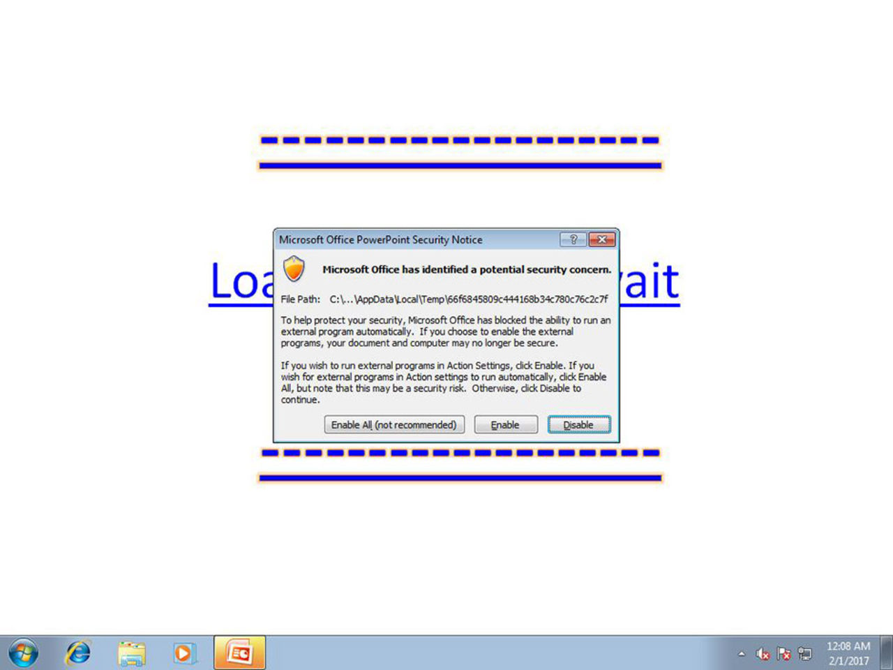 PowerPoint kan sprida malware utan att man klickar på något