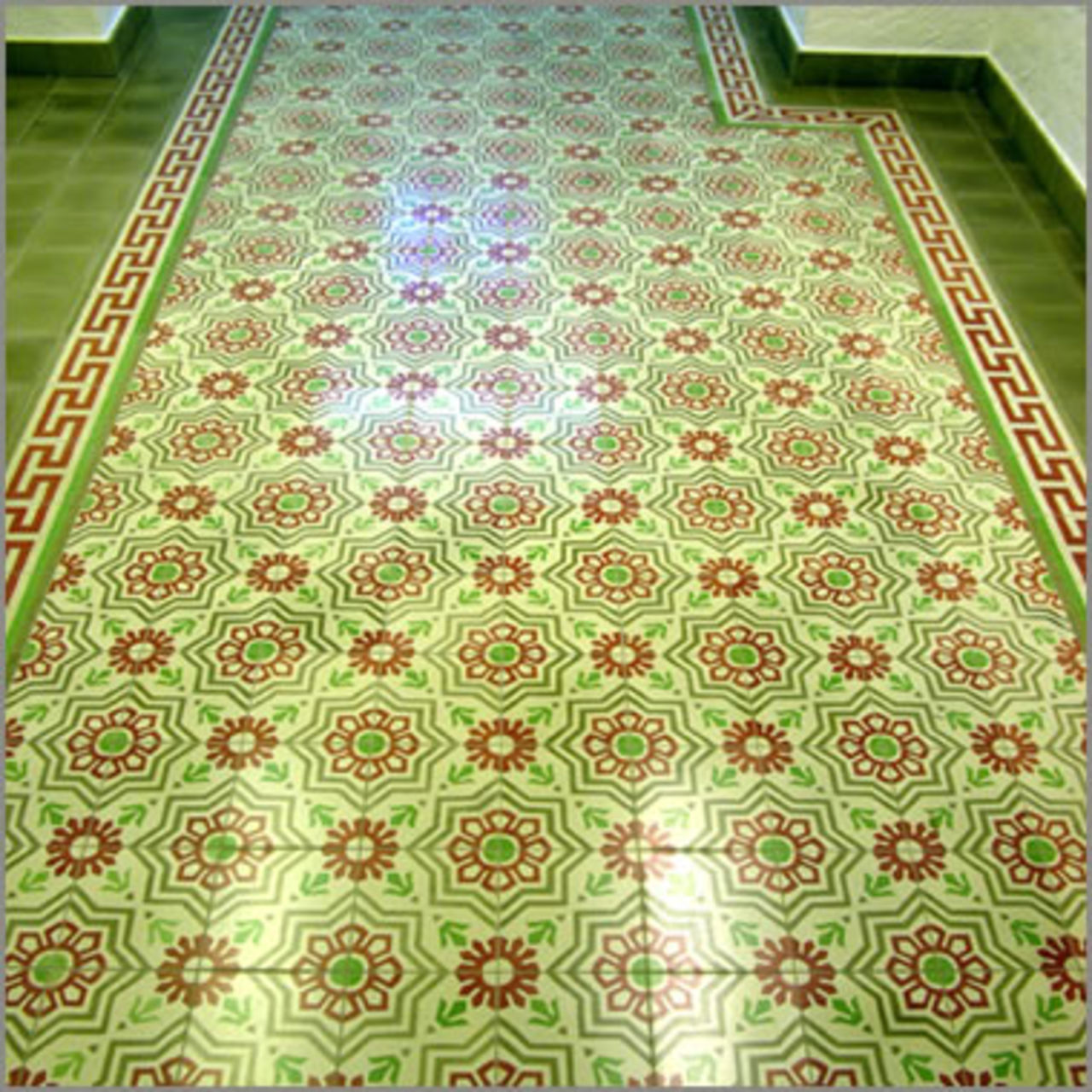 Personliga golv med betongklinkers från Spanien