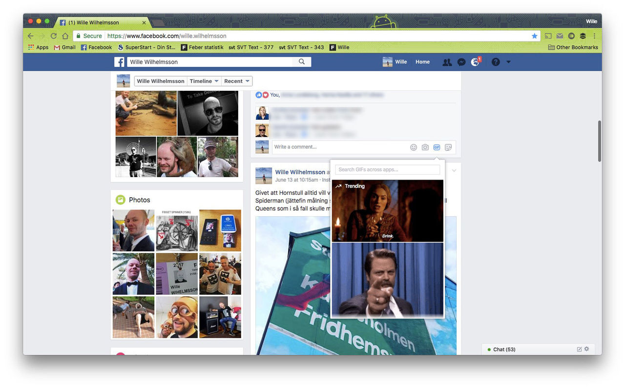 Nu kan man GIF-kommentera på Facebook