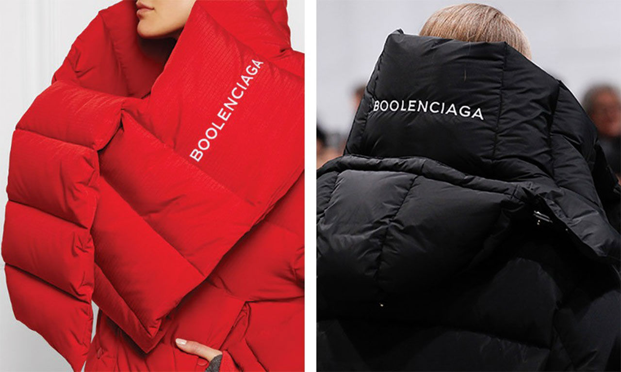 Boolenciaga parodiserar Balenciaga