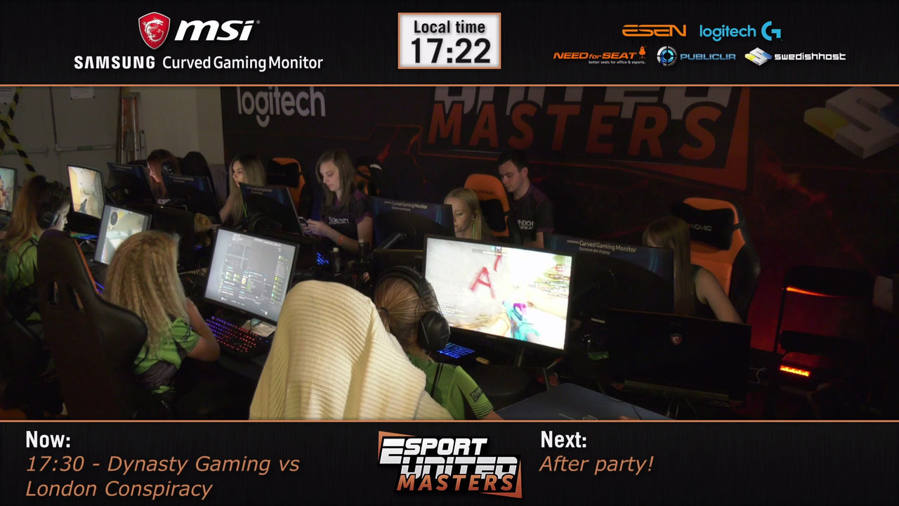 Julia och Zainab lirade CS:GO-final i  ESU Masters