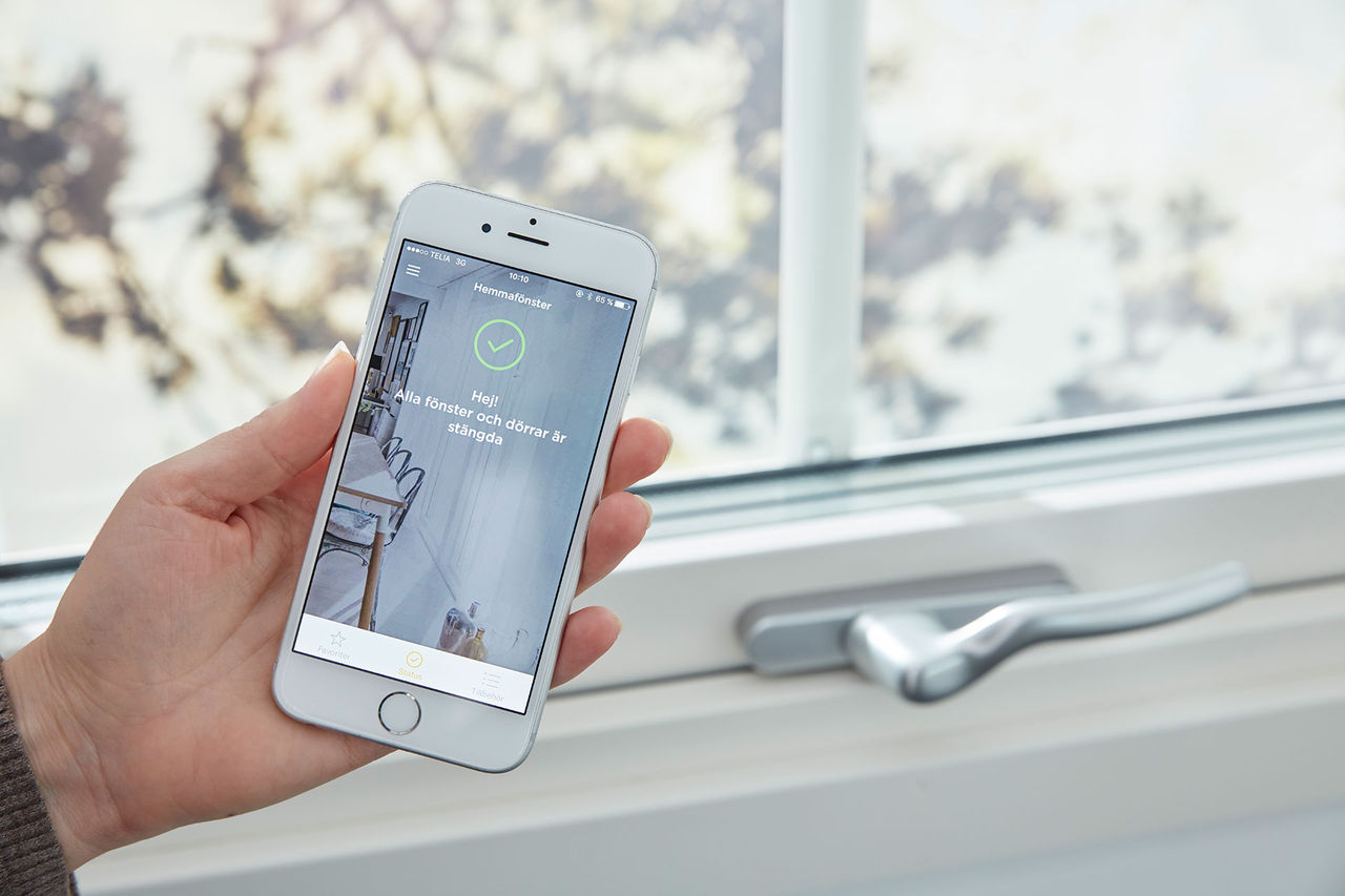 Fönstret Smart vet om det är öppet eller stängt