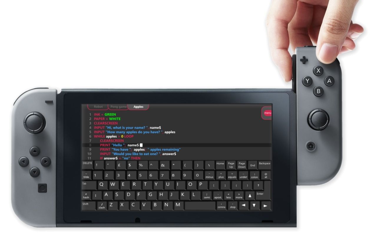 Lär dig programmera på din Switch