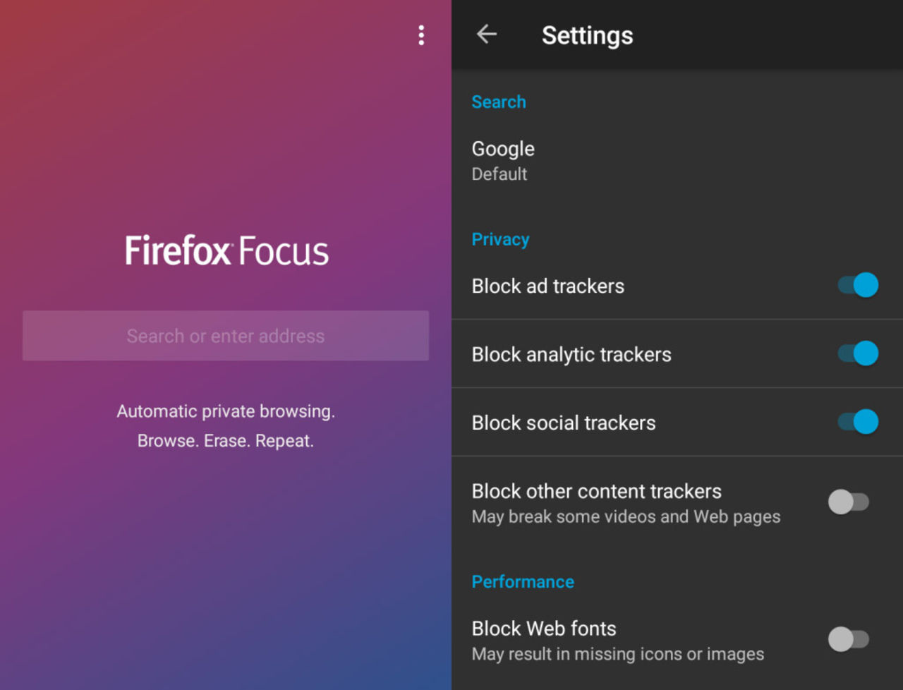Nu släpps Firefox Focus till Android