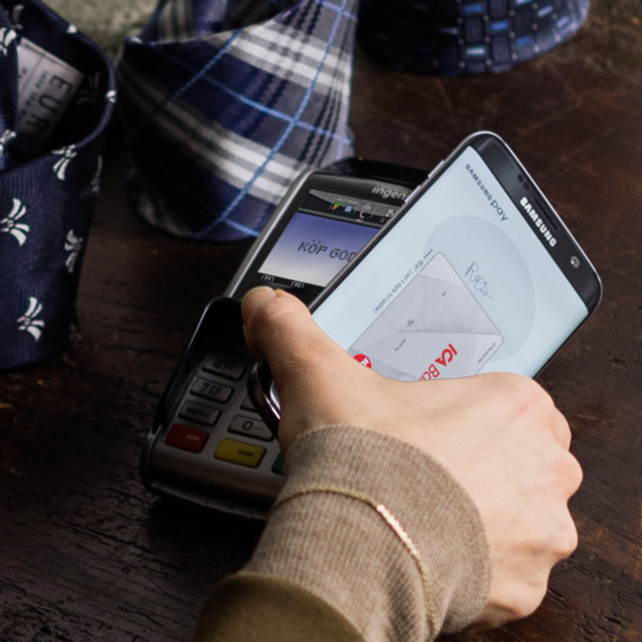 Nu funkar Samsung Pay med ICA Banken