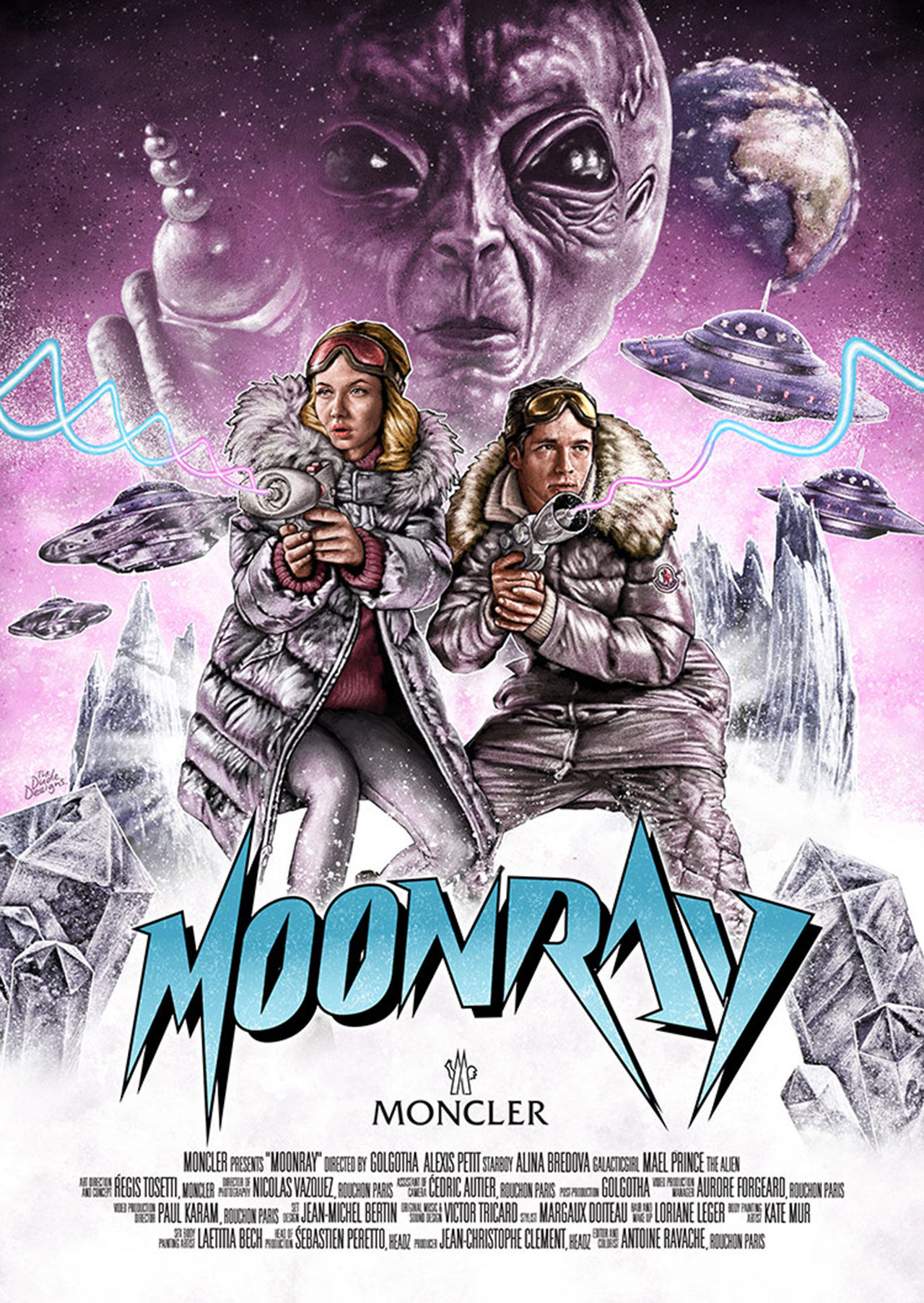 Sci-Fi B-film frontar ny klädkampanj