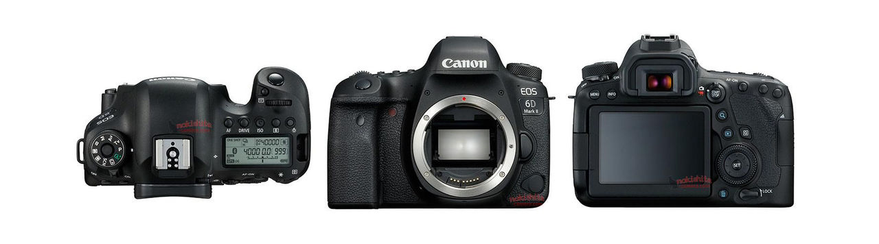 Bilder och specifikationer för Canon 6D II