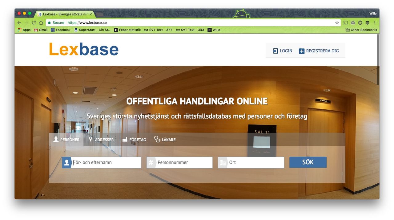 Kontroversiella tjänsten Lexbase kan förbjudas