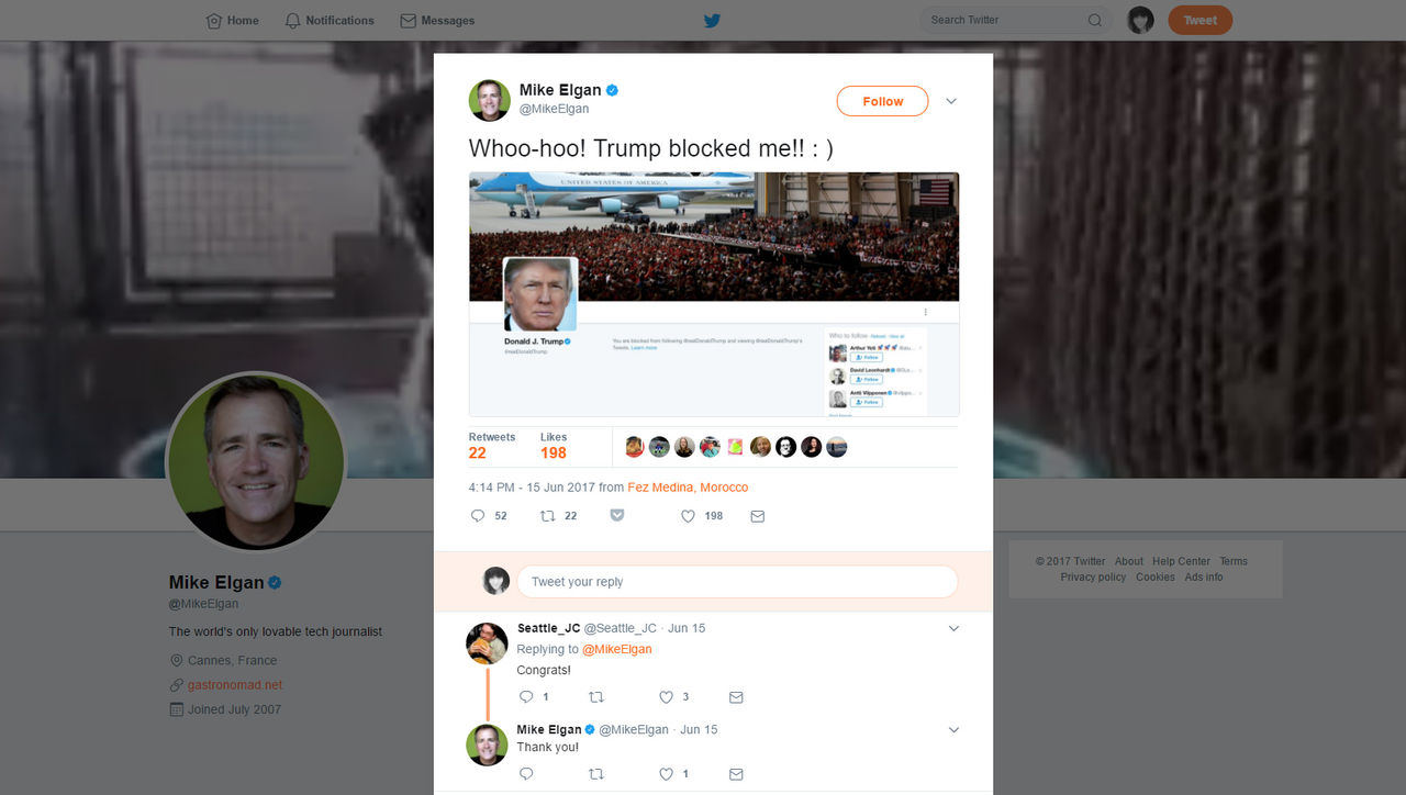Sajt håller koll på vilka Trump blockar på Twitter