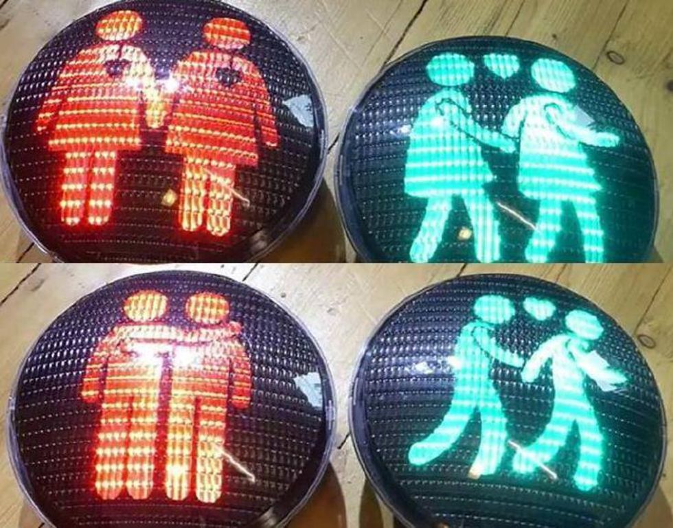 Stockholm får samkönade trafikljus