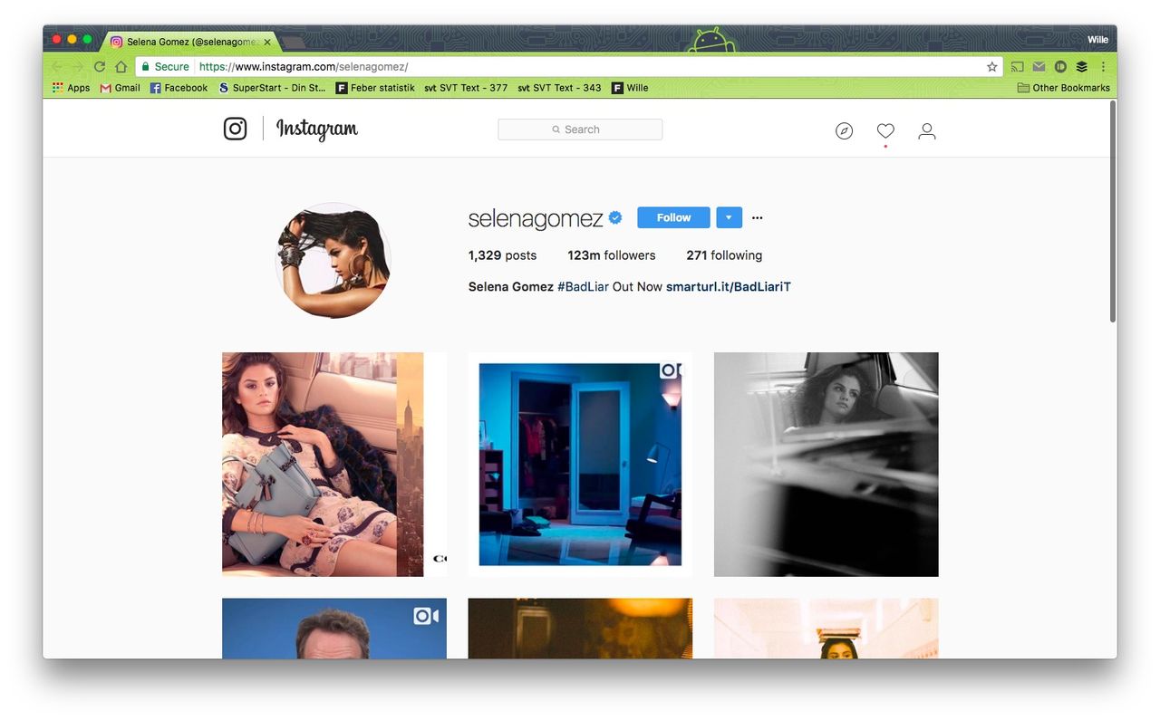 Selena Gomez är dyrast på Instagram