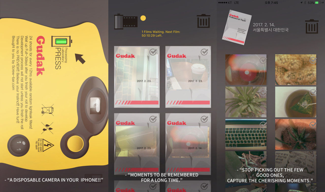 Appen Gudak låter dig fota som på den gamla goda tiden