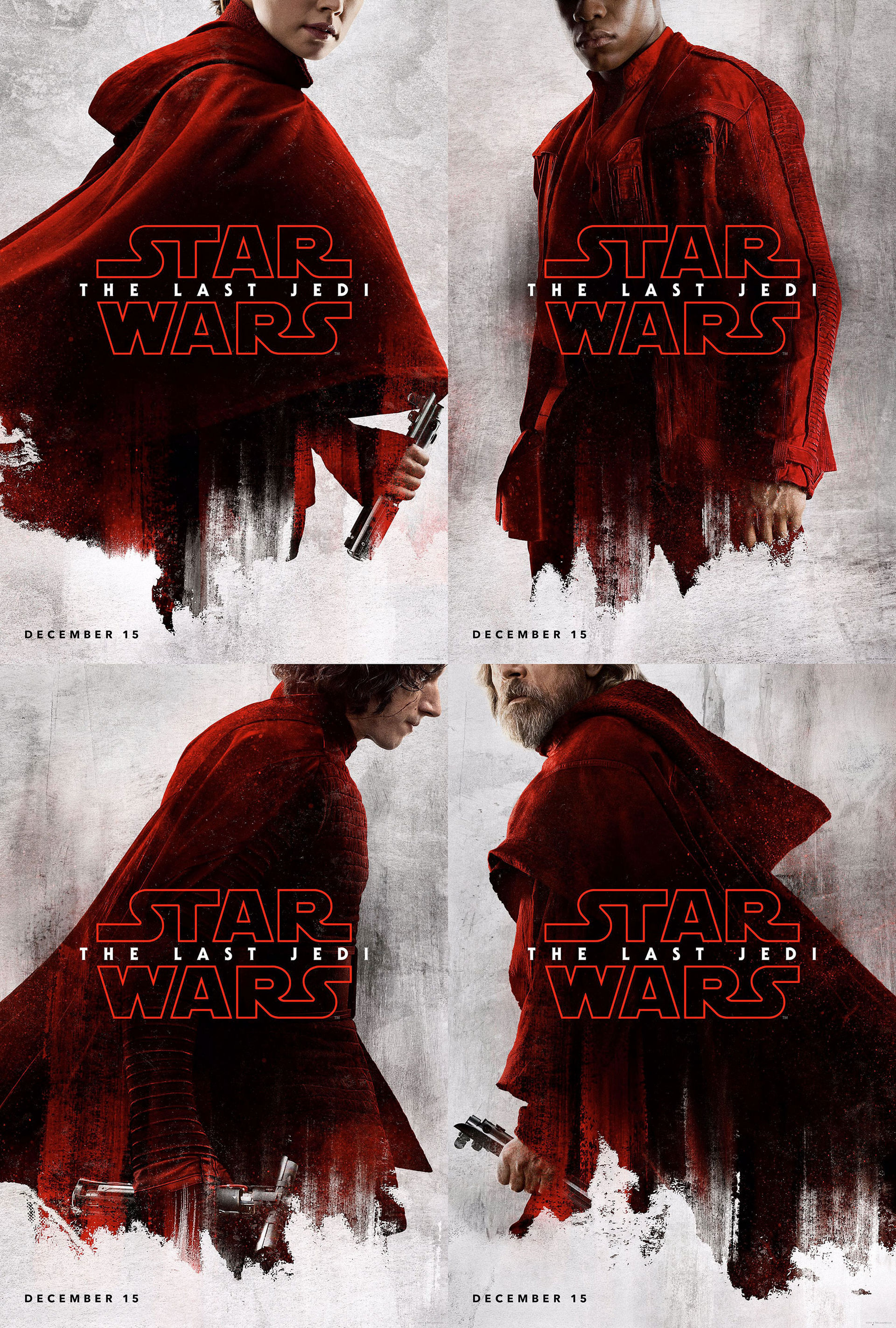 Teaserposters för Star Wars - The Last Jedi
