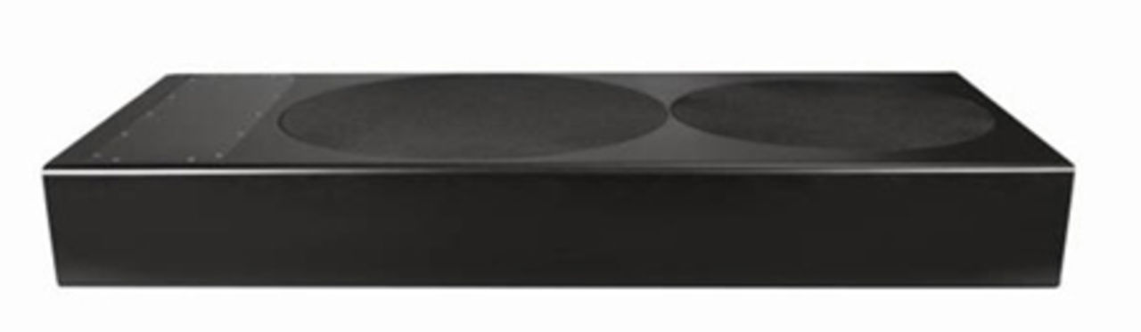 En mycket platt subwoofer