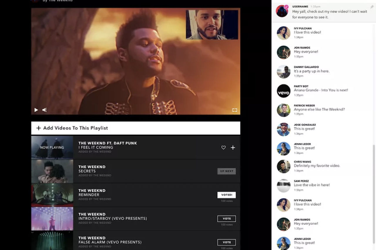 VEVO lanserar Watch Party Live