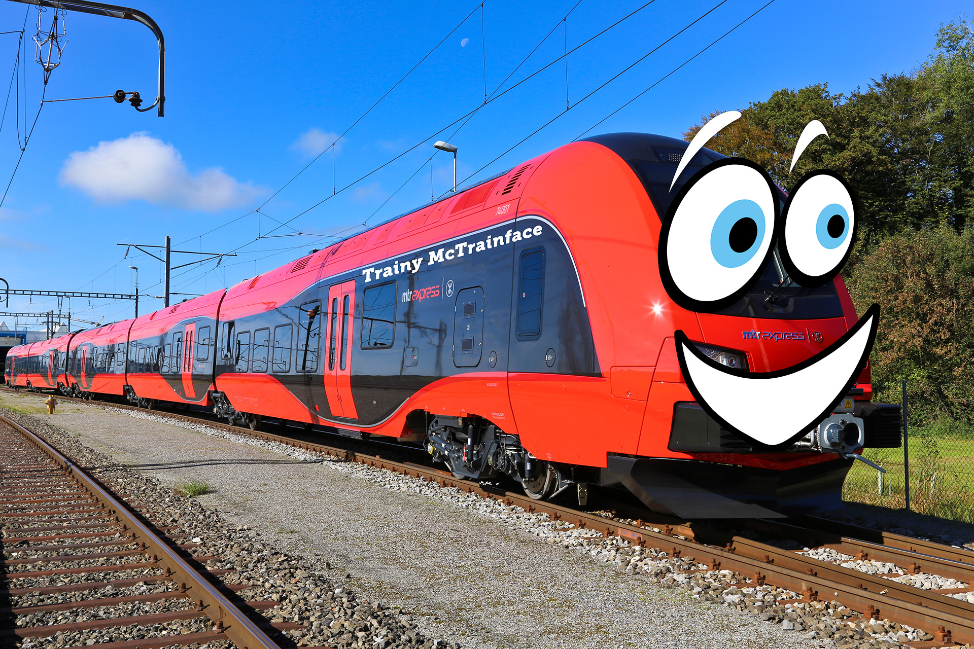 Svenskt tåg döps till Trainy McTrainface . En slags hyllning Vi hjälper dig hitta det du tappat bort MTR