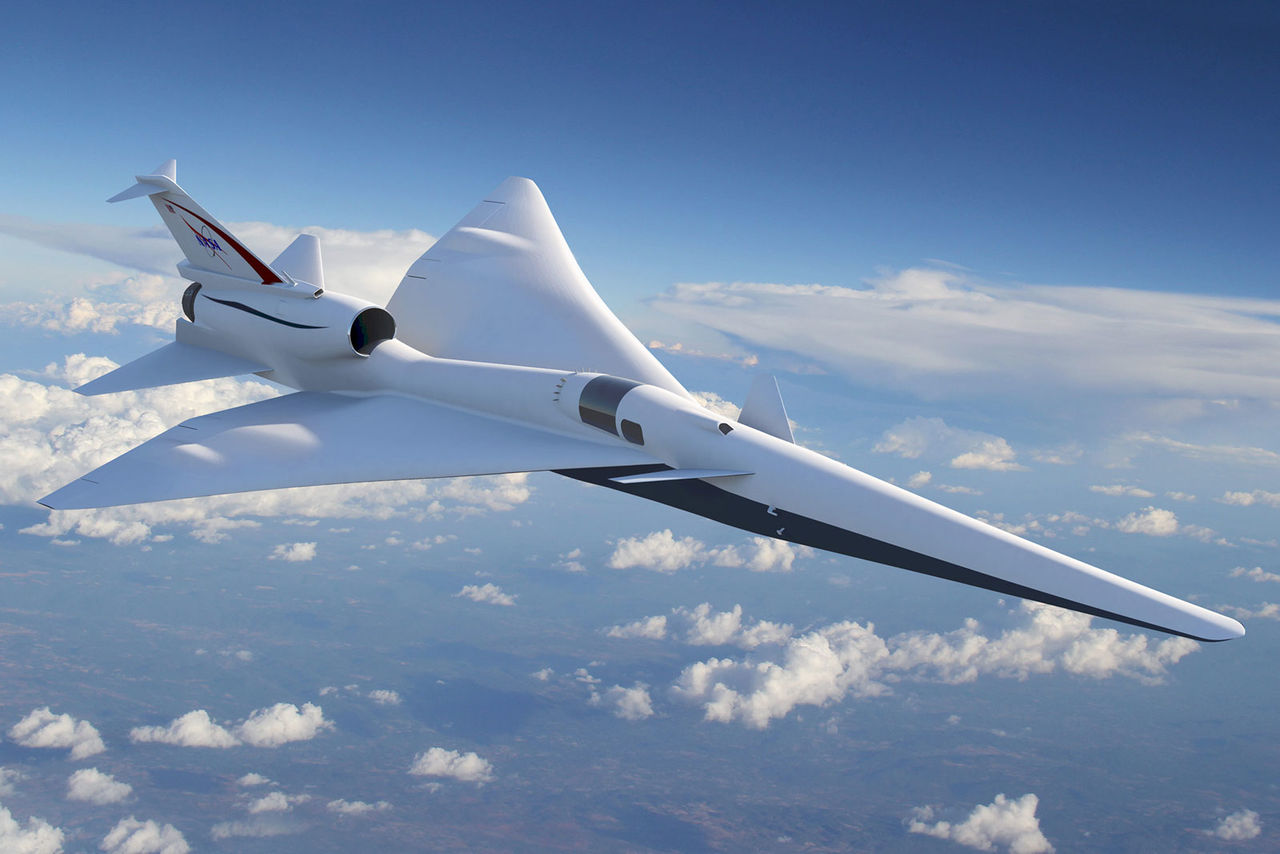 NASA bygger tyst plan som går i överljuds-hastighet