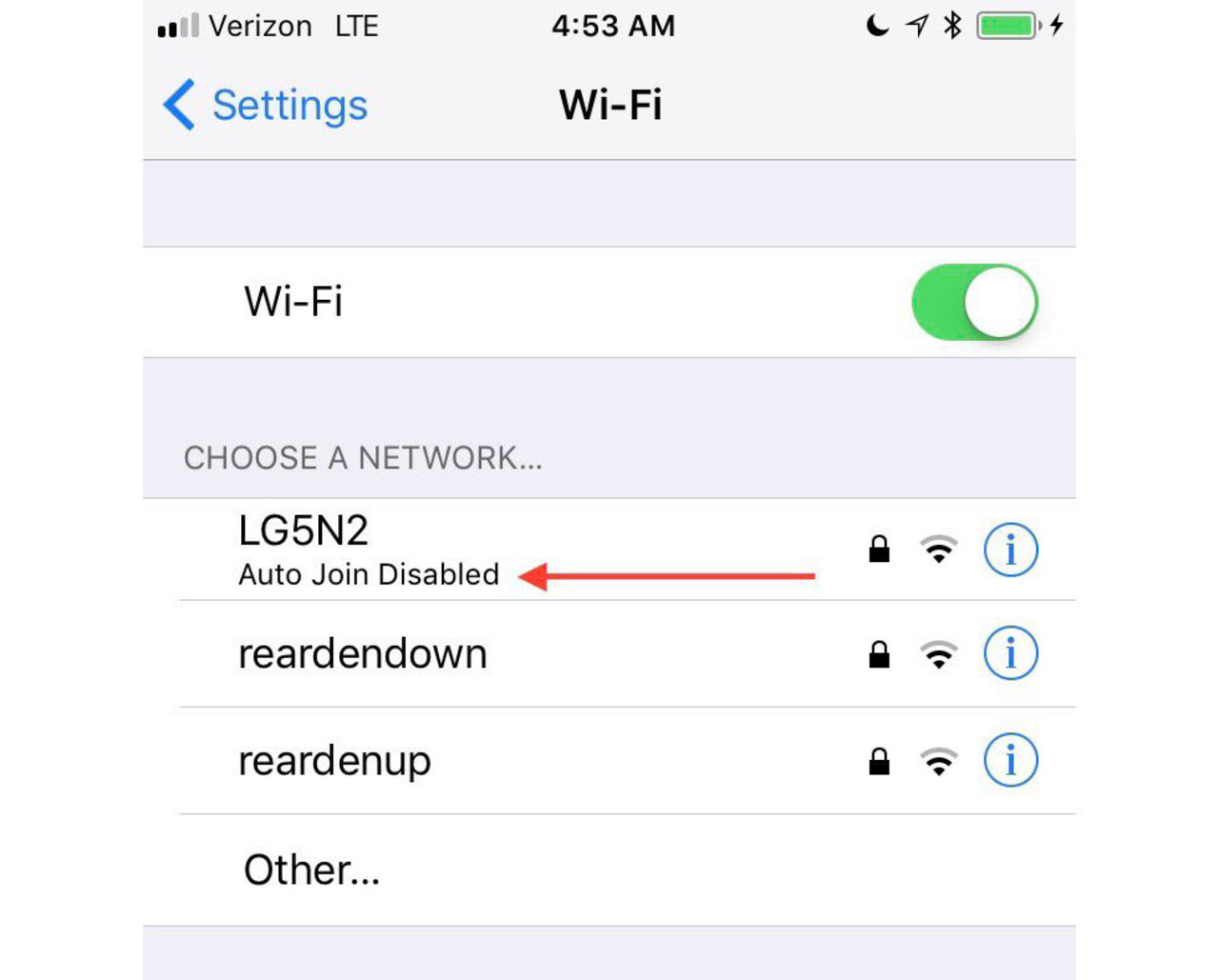 iOS 11 förhindrar att du kopplar upp dig mot risigt wifi