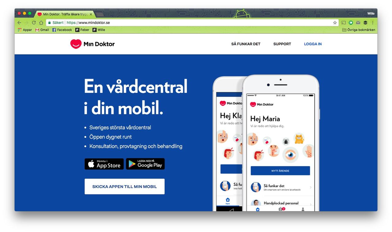 Min Doktor omsätter dubbelt så mycket som Kry