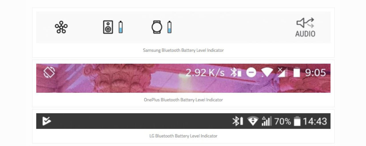 Android får batteri-status för Bluetooth