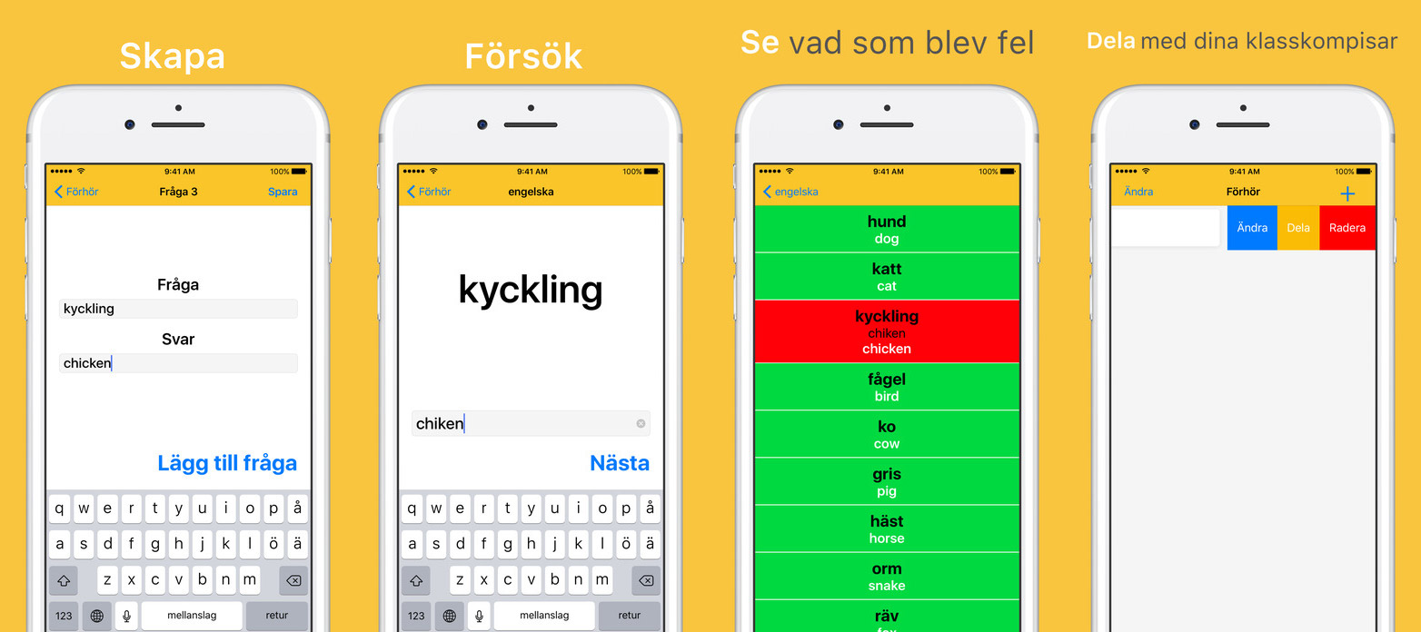 Ny version av läxhjälpsappen Learn It. App som utvecklats