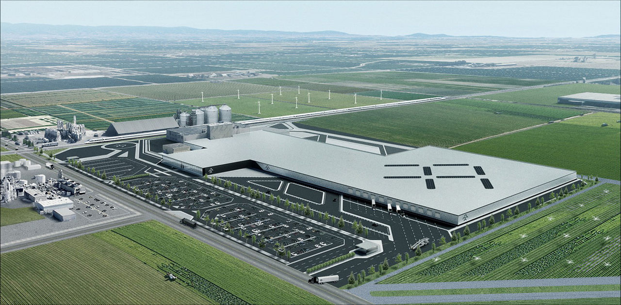 Faraday Future hyr ny produktionsanläggning i Kalifornien