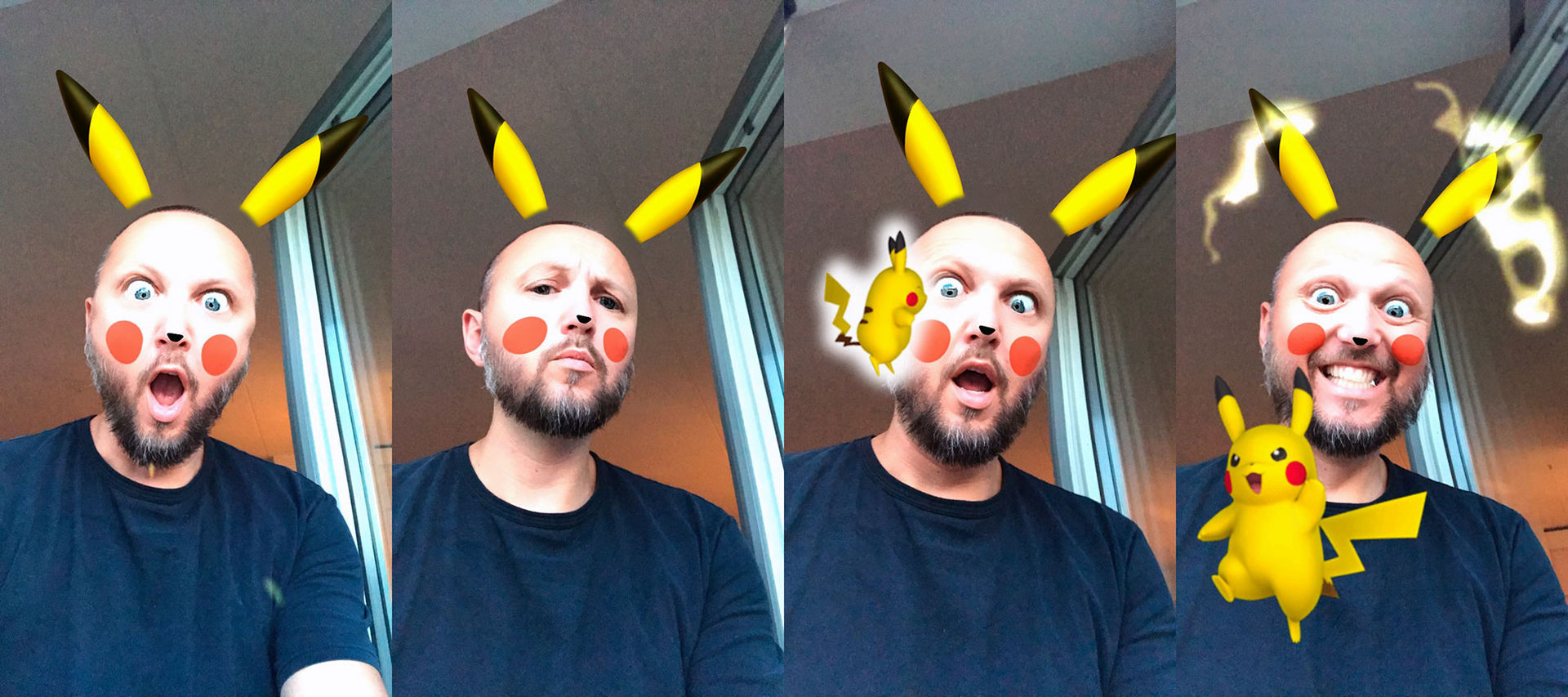 Bli Pikachu på Snapchat