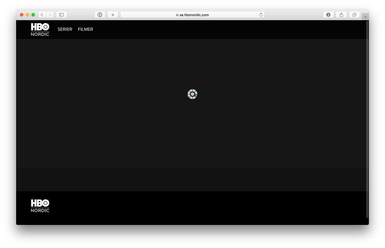 I dag är det måndag och då går HBO Nordic ner