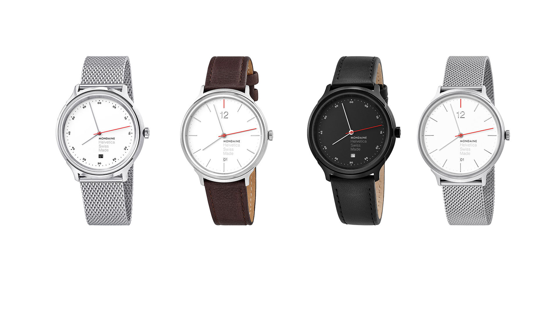 Mondaine släpper Helvetica-serie