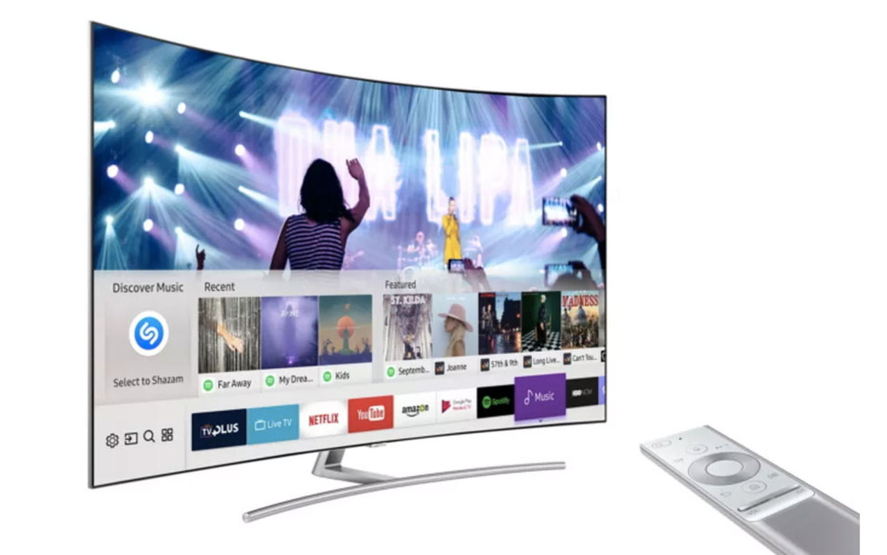 Shazam vet vilken musik Samsungs tv-apparater spelar