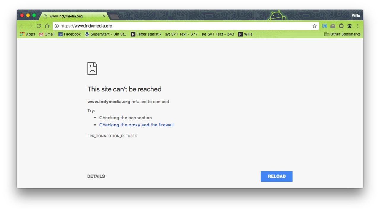 Tyskland förbjuder vänstersajten indymedia.org