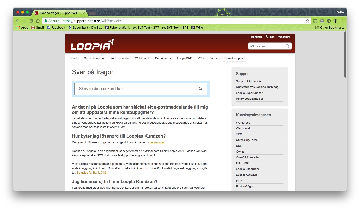 loopia se mail server settings