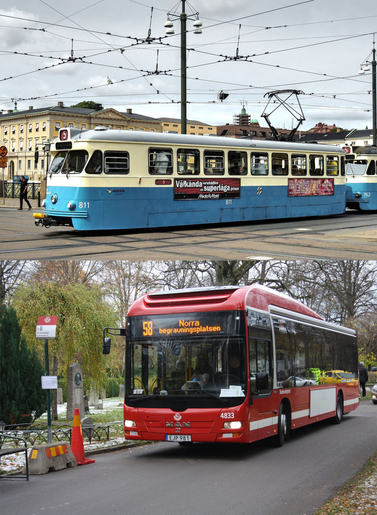 Annonsfirma räknade på spårvagn istället för buss