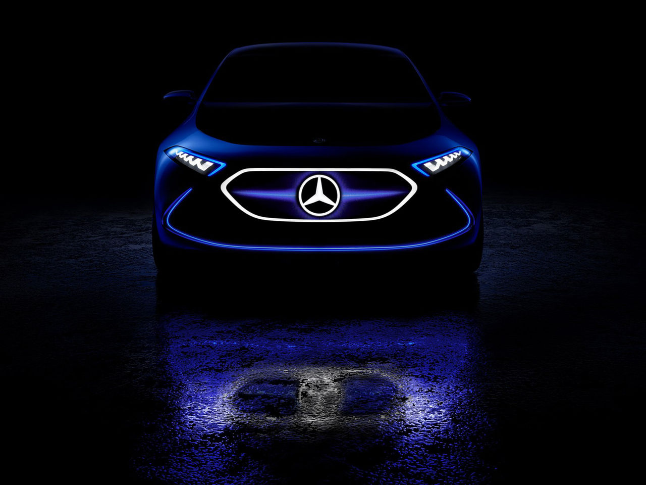 Concept EQ A - Mercedes svar på Tesla Model 3?