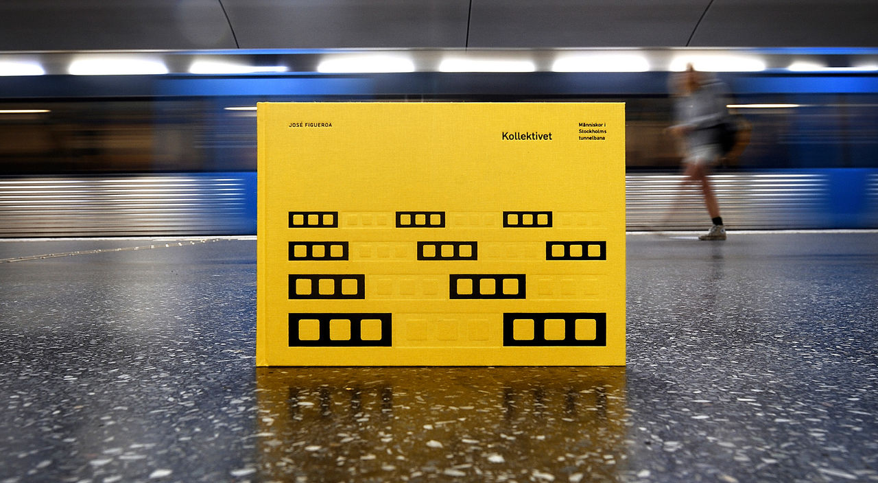 Kollektivet är en fotobok om livet i Stockholms tunnelbana