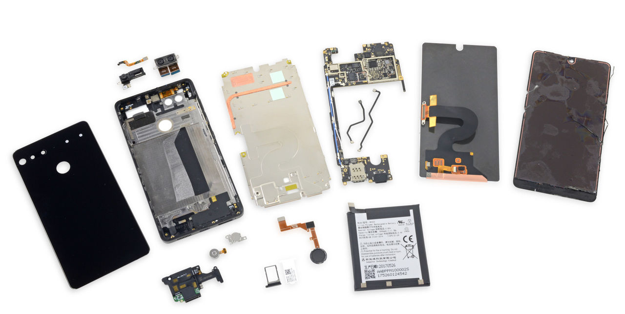 Essential Phone är svårlagad