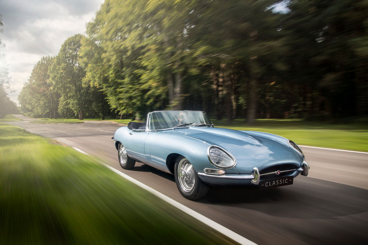 E-Type med rätt utseende fast fel drivlina